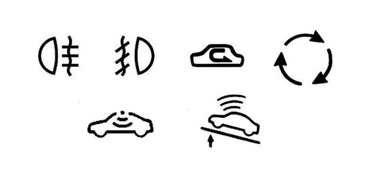 символи на колата