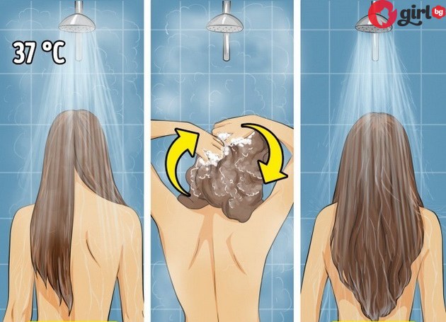 как да си мием косата